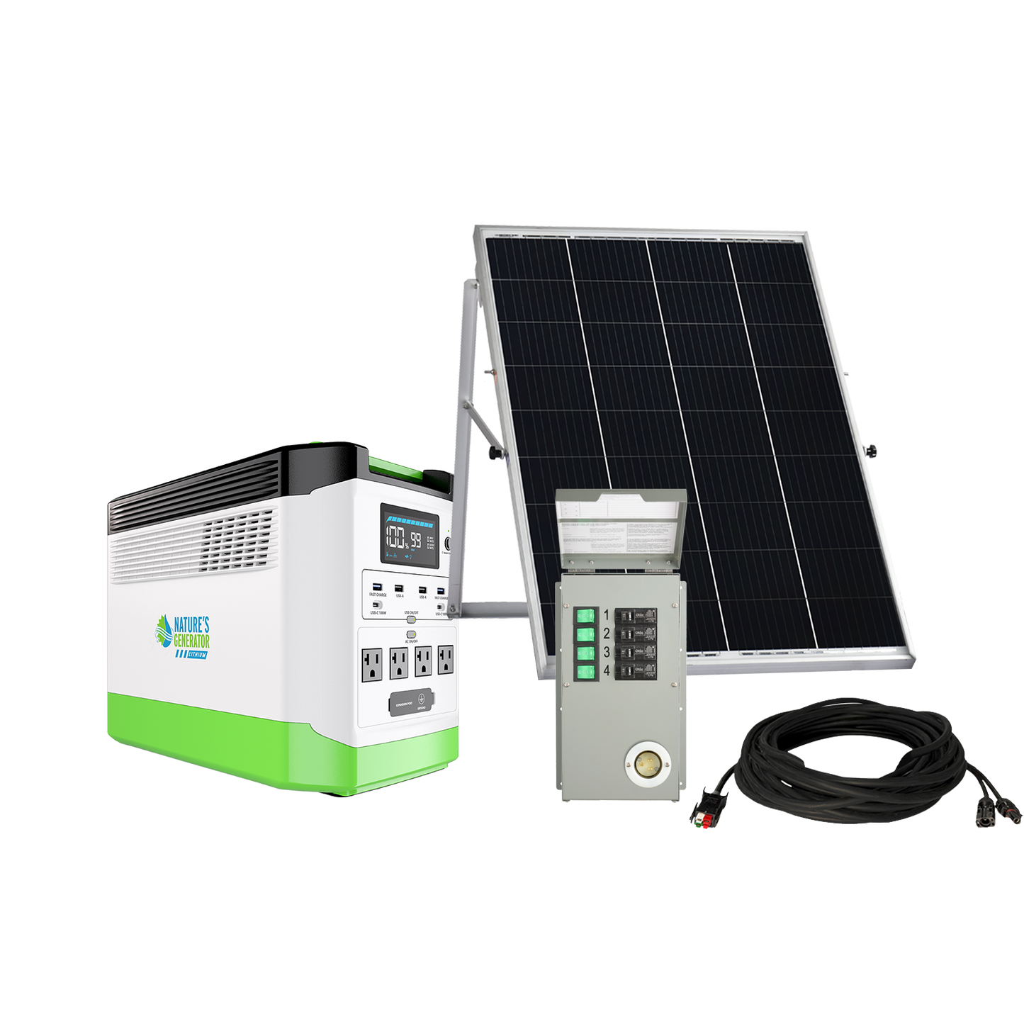 Nature's Generator High Capacity Lithium 1800 Solar Generator