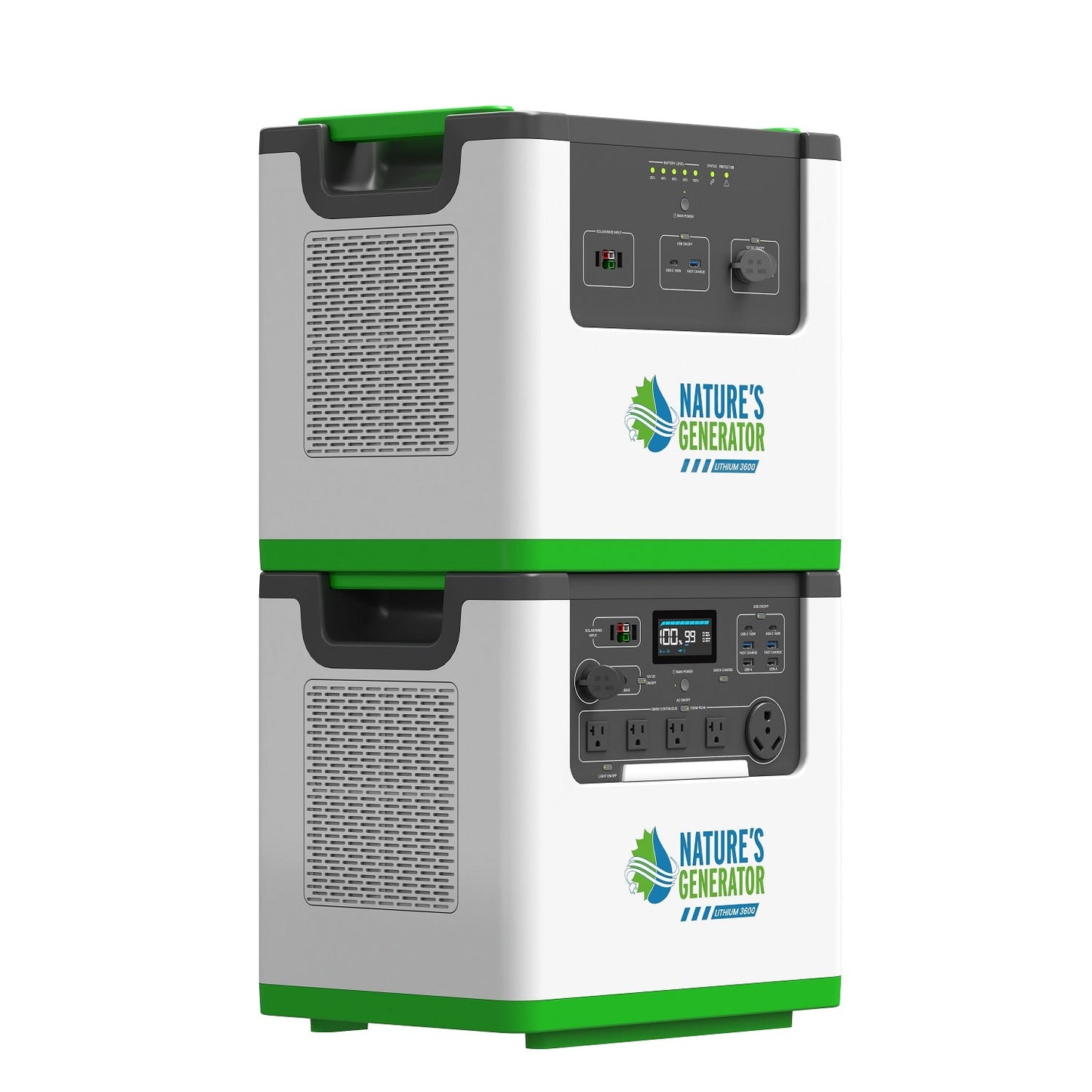 Nature's Generator Lithium 3600 Solar & Wind Generator