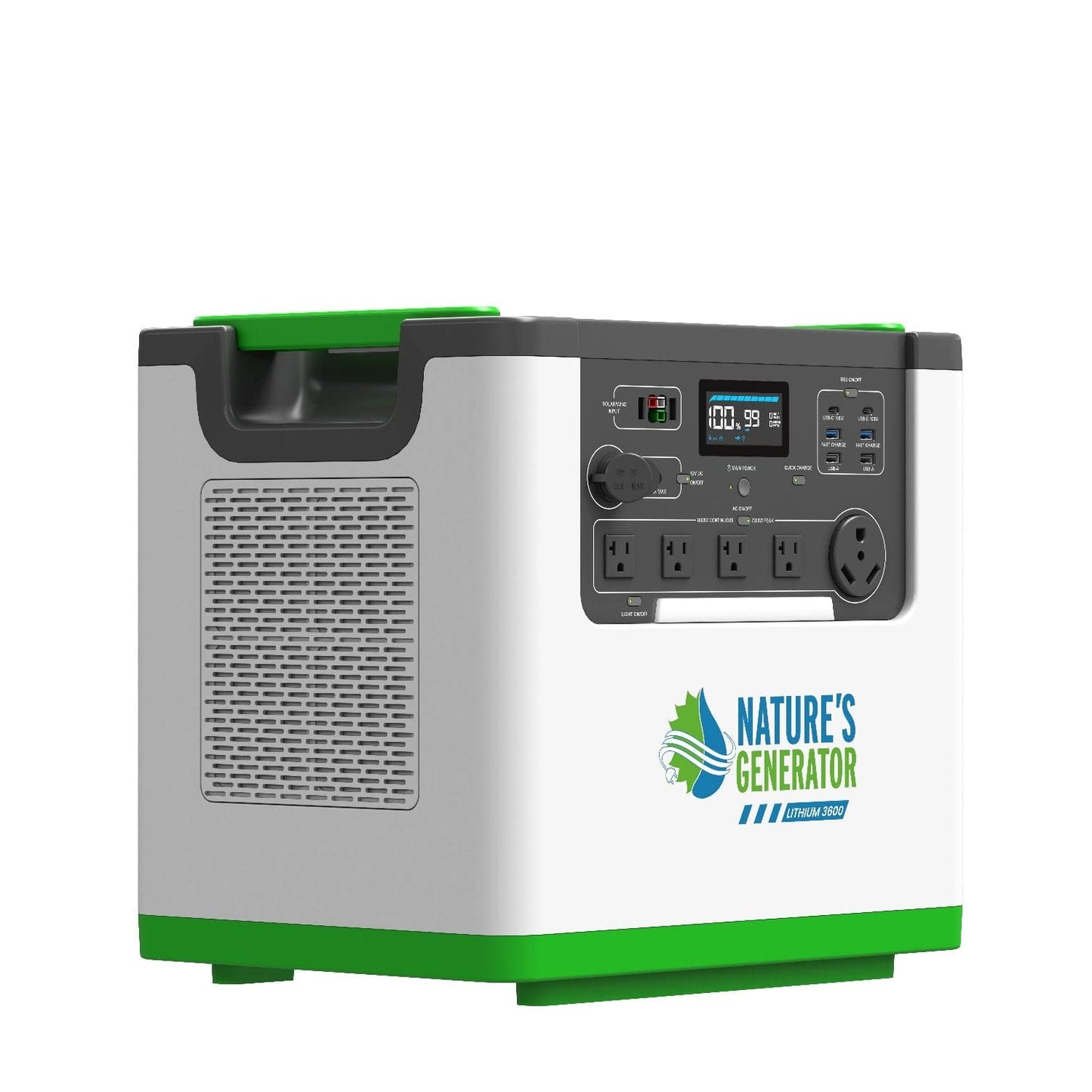 Nature's Generator Lithium 3600 Solar & Wind Generator