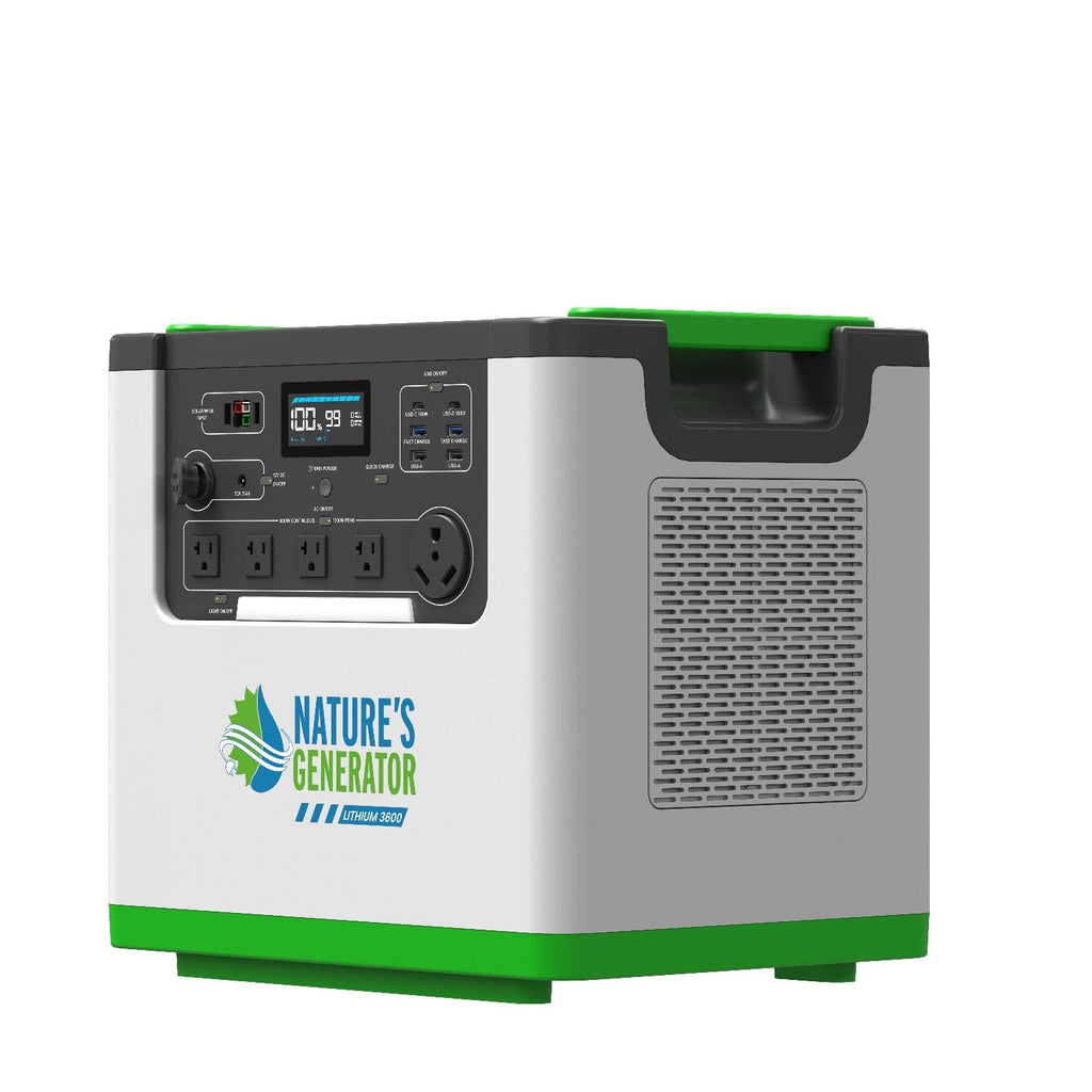Nature's Generator Lithium 3600 Solar & Wind Generator