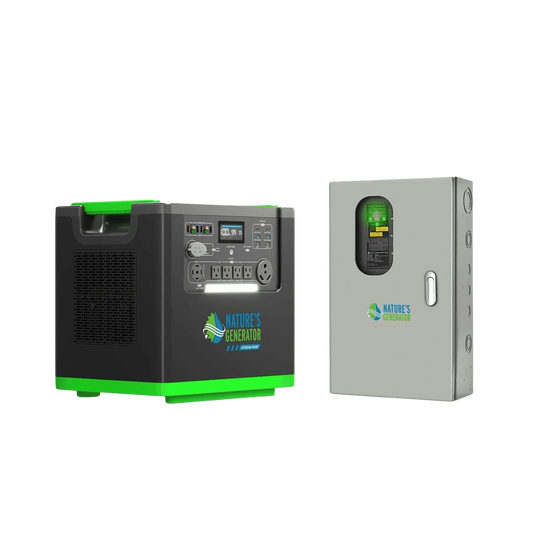 Nature's Generator Lithium 6000 and Transfer Switch