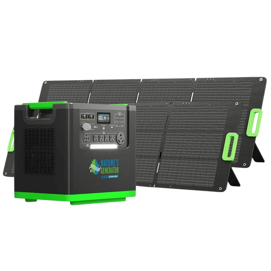 Nature's Generator Lithium 6000 with Solar Panel