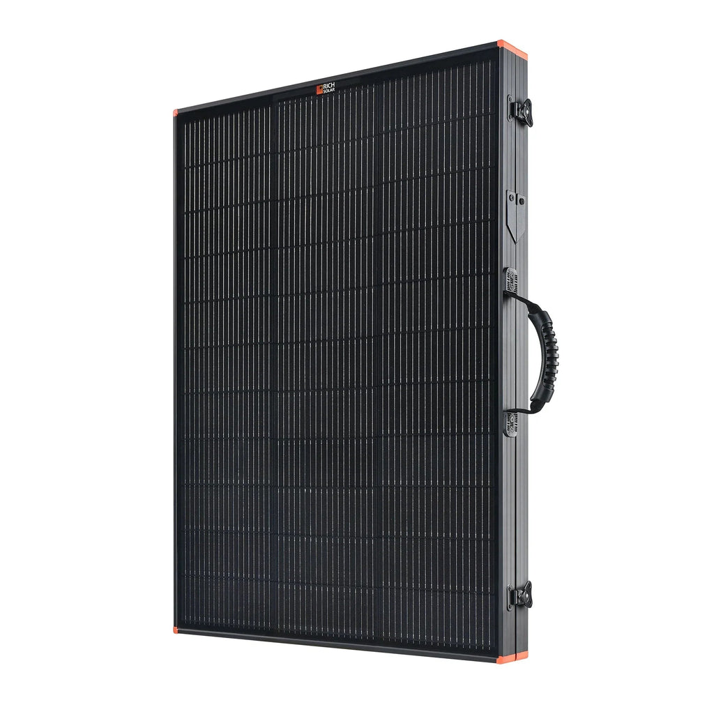 Rich Solar MEGA 200 Watt Portable Solar Panel | Powerful 12V Portable Solar Panel for Generators, Power Stations, Campers