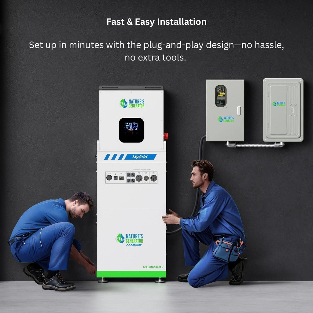Nature's Generator MyGrid 10K Solar Generator for Home