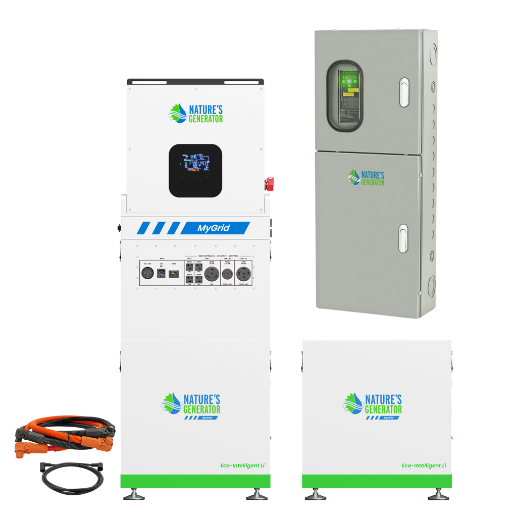 Nature's Generator MyGrid 10K w/ Transfer Switch for House Battery