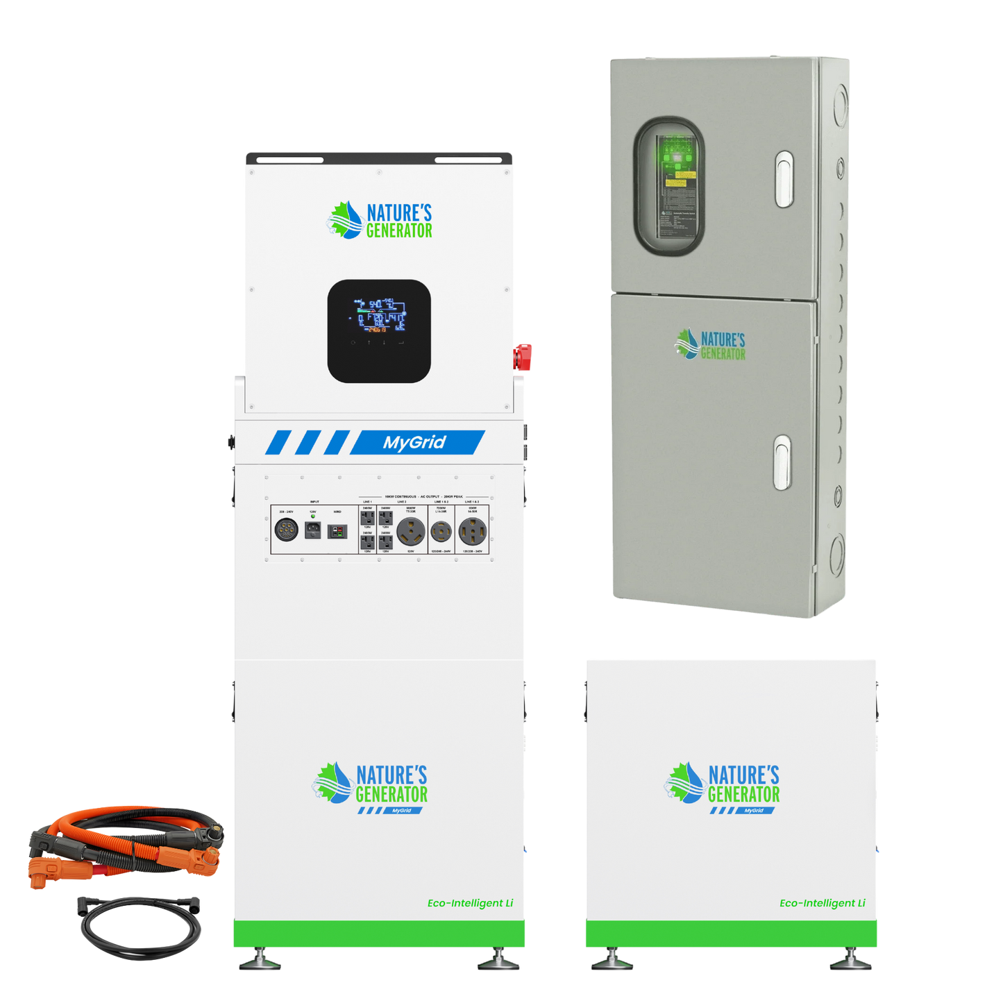 Nature's Generator MyGrid 10K w/ Transfer Switch for House Battery