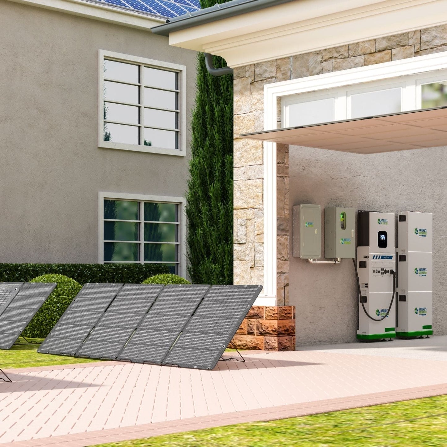 Nature's Generator MyGrid 10K w/ Transfer Switch for House Battery