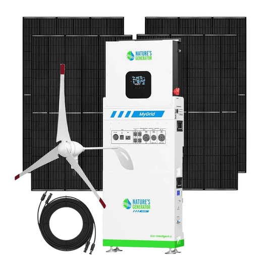 Nature's Generator MyGrid 10K Solar and Wind Generator for Home