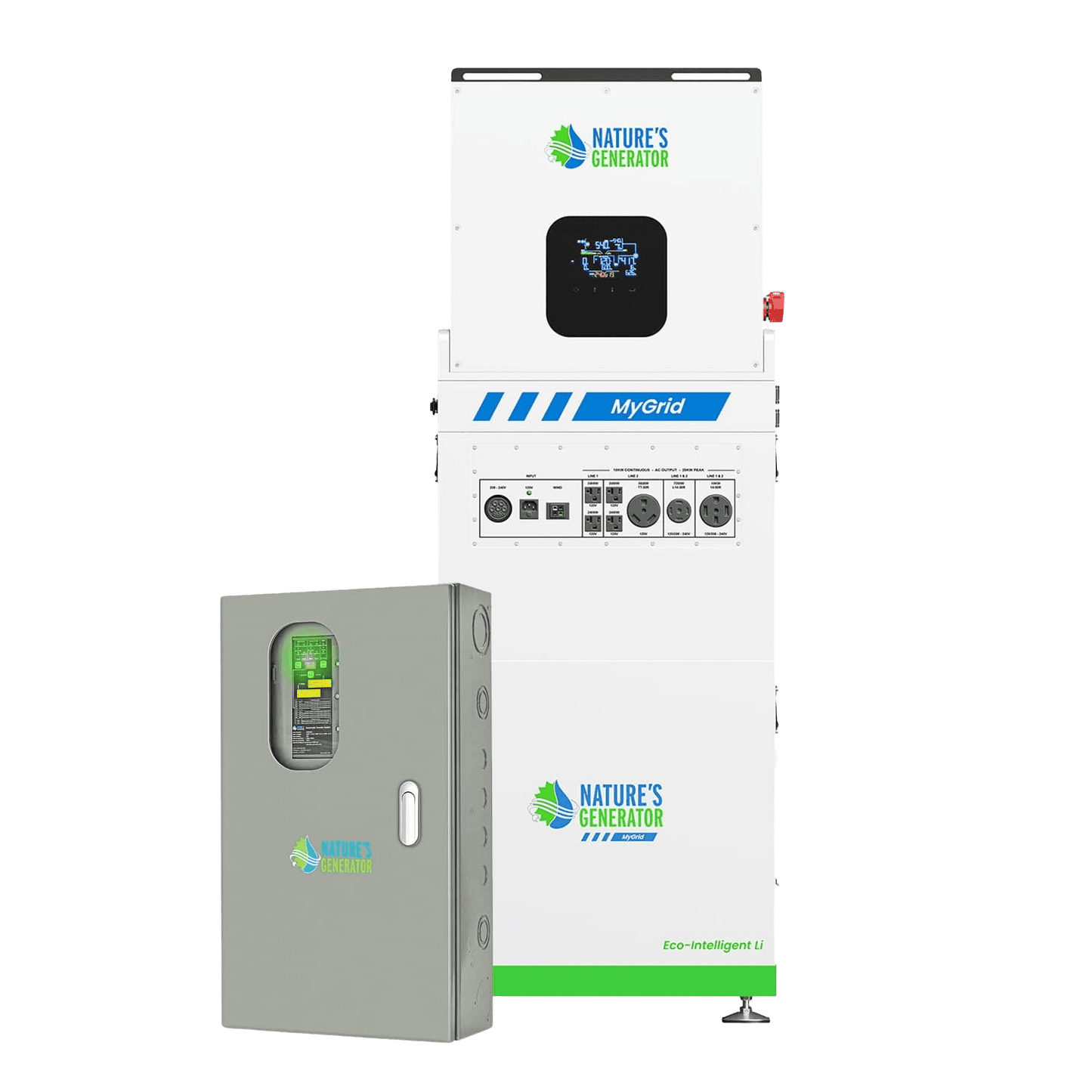 Nature's Generator MyGrid 10K w/ Transfer Switch for House Battery