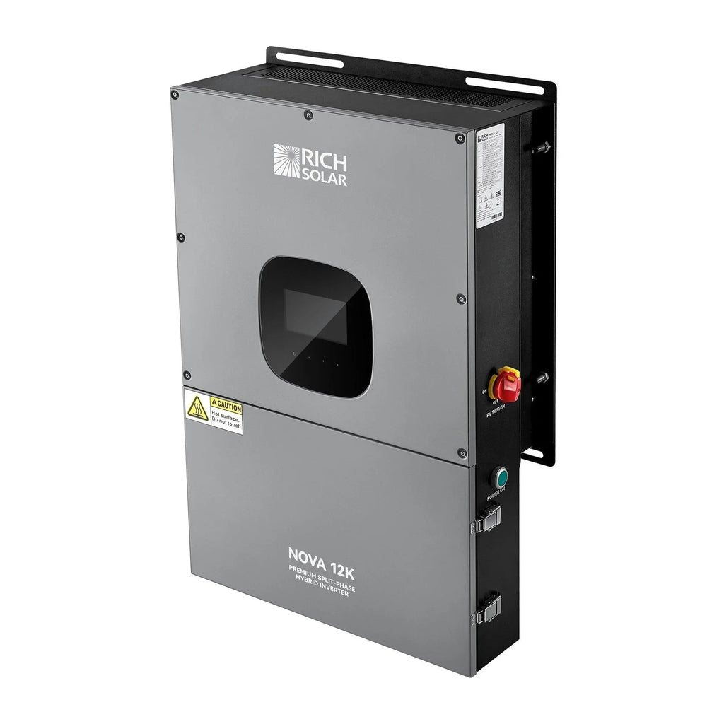 Rich Solar NOVA 12K 12000 Watt 48V Split Phase Hybrid Inverter UL Certified