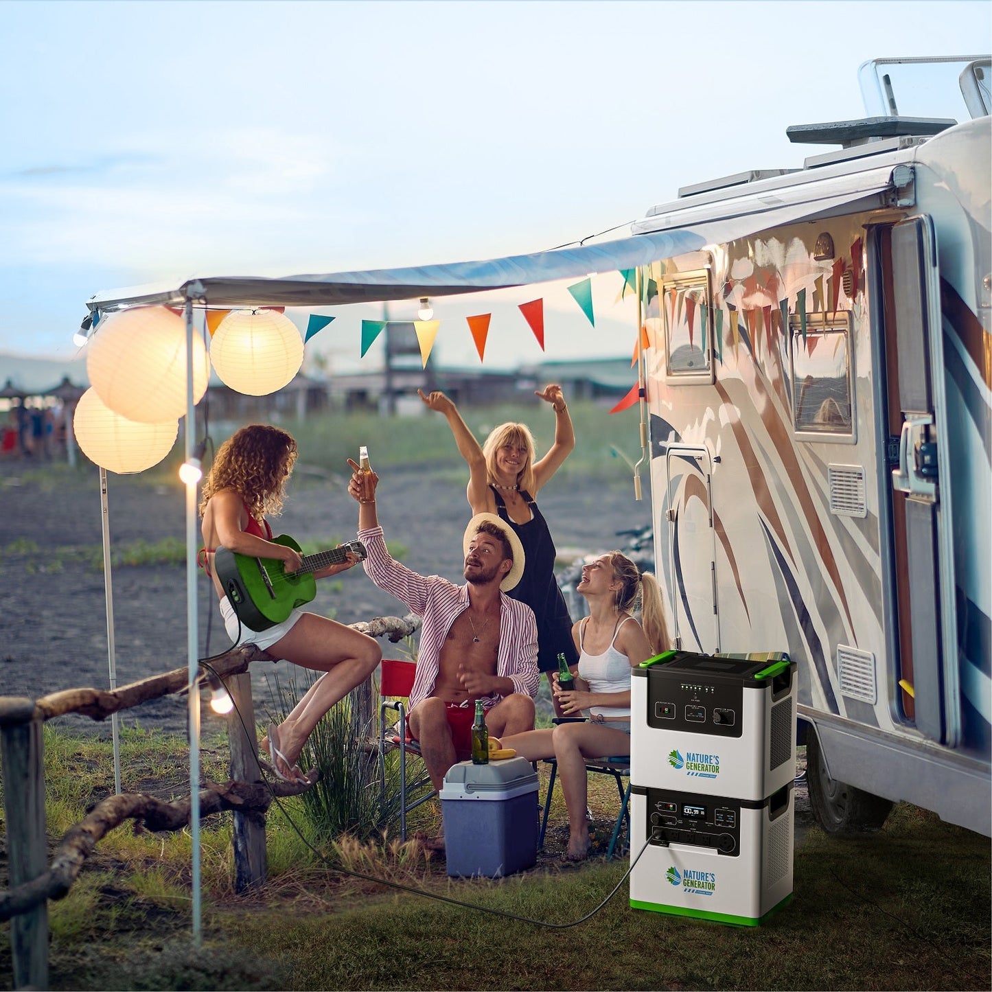 Nature's Generator Lithium 3600 Solar & Wind Generator