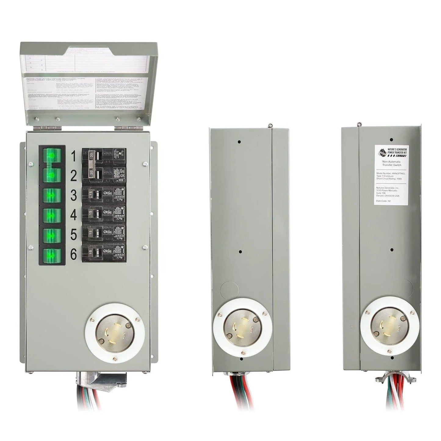 Nature's Generator 120V/240V 30A 6-Circuit Transfer Switch