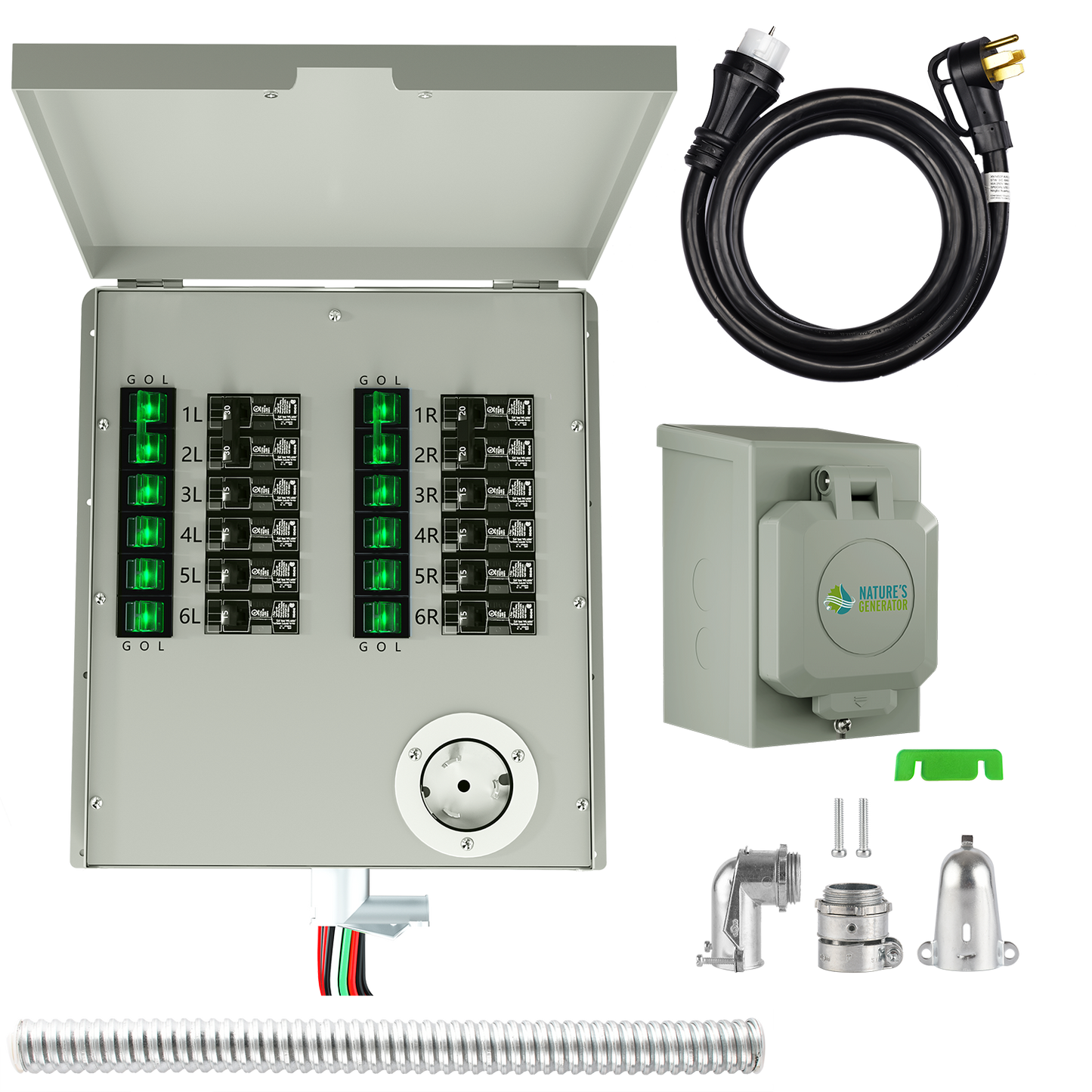 Nature's Generator 12-Circuit 120/240V 50A Transfer Switch