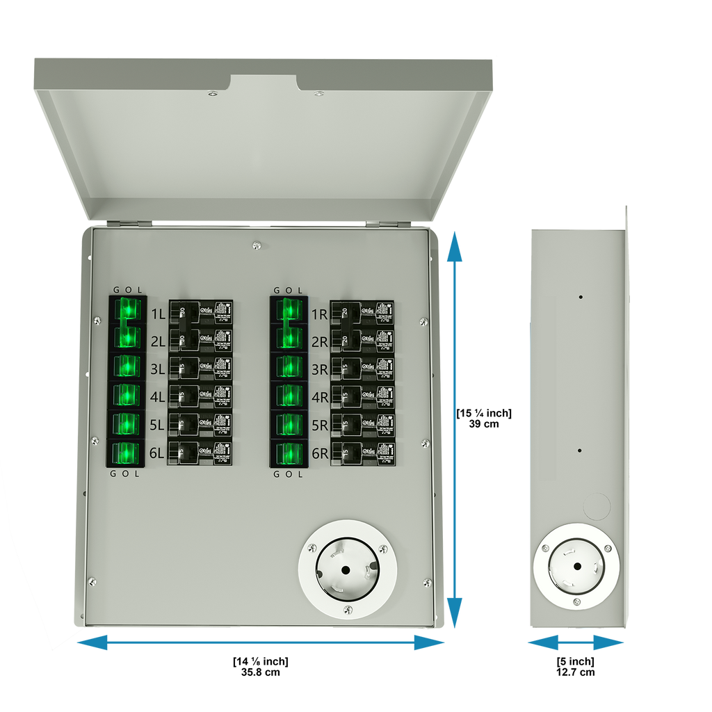 Nature's Generator Powerhouse Gen 2 Solar Generator & Transfer Switch