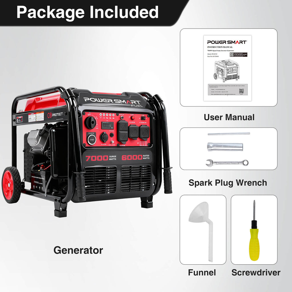 PowerSmart 7000W Inverter Generator w/ CO Alert PS5055C product image 8