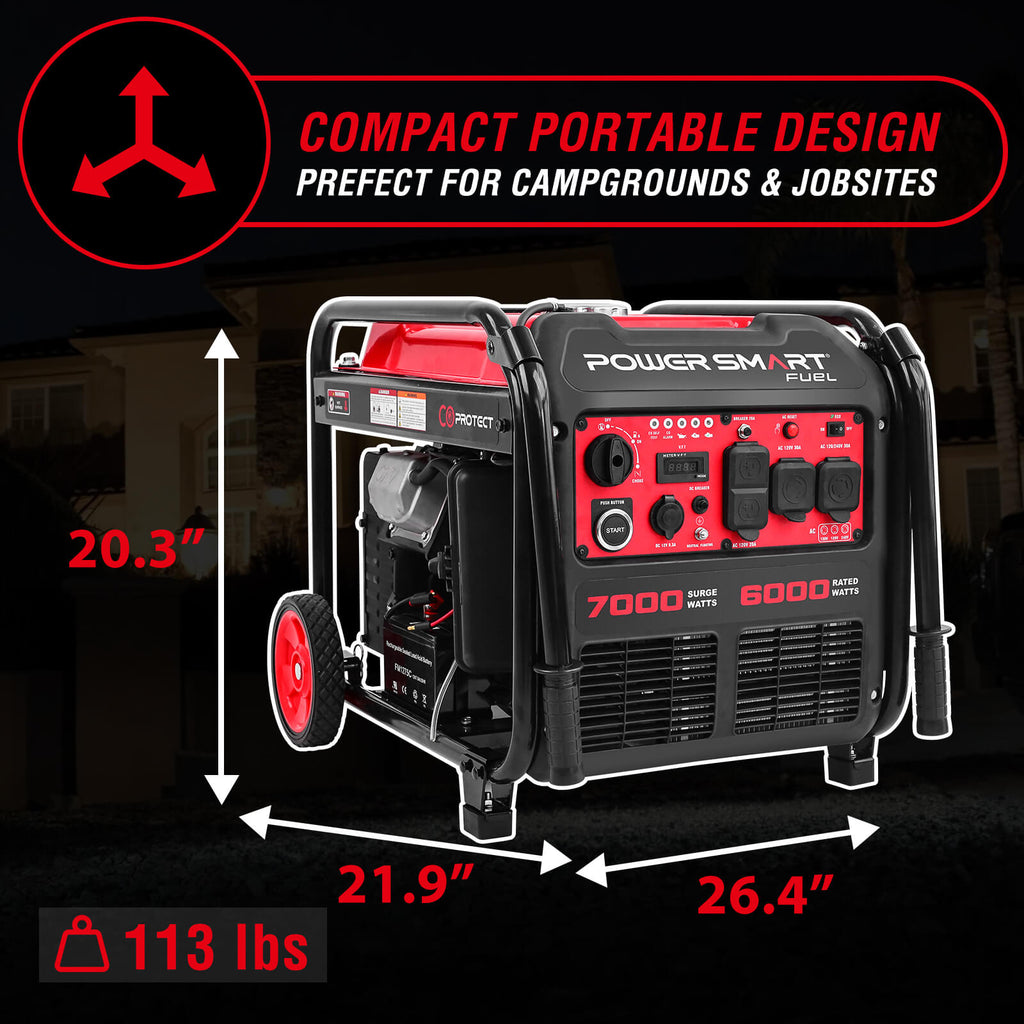 PowerSmart 7000W Inverter Generator w/ CO Alert PS5055C product image 4