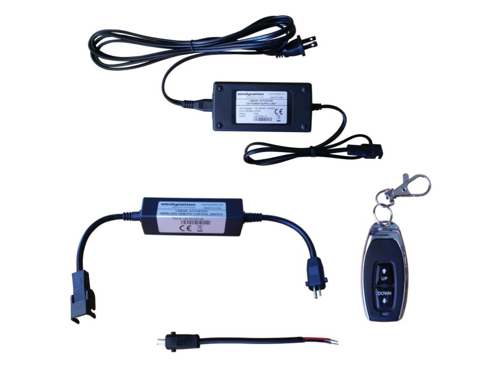 WindyNation Linear Actuator or DC Motor Power Supply + DPDT Wireless