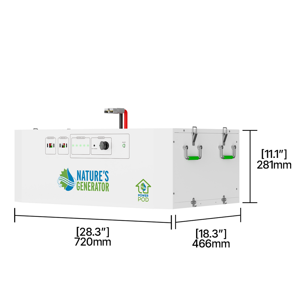 Nature's Generator Powerhouse Gen 2 Solar & Wind Generator