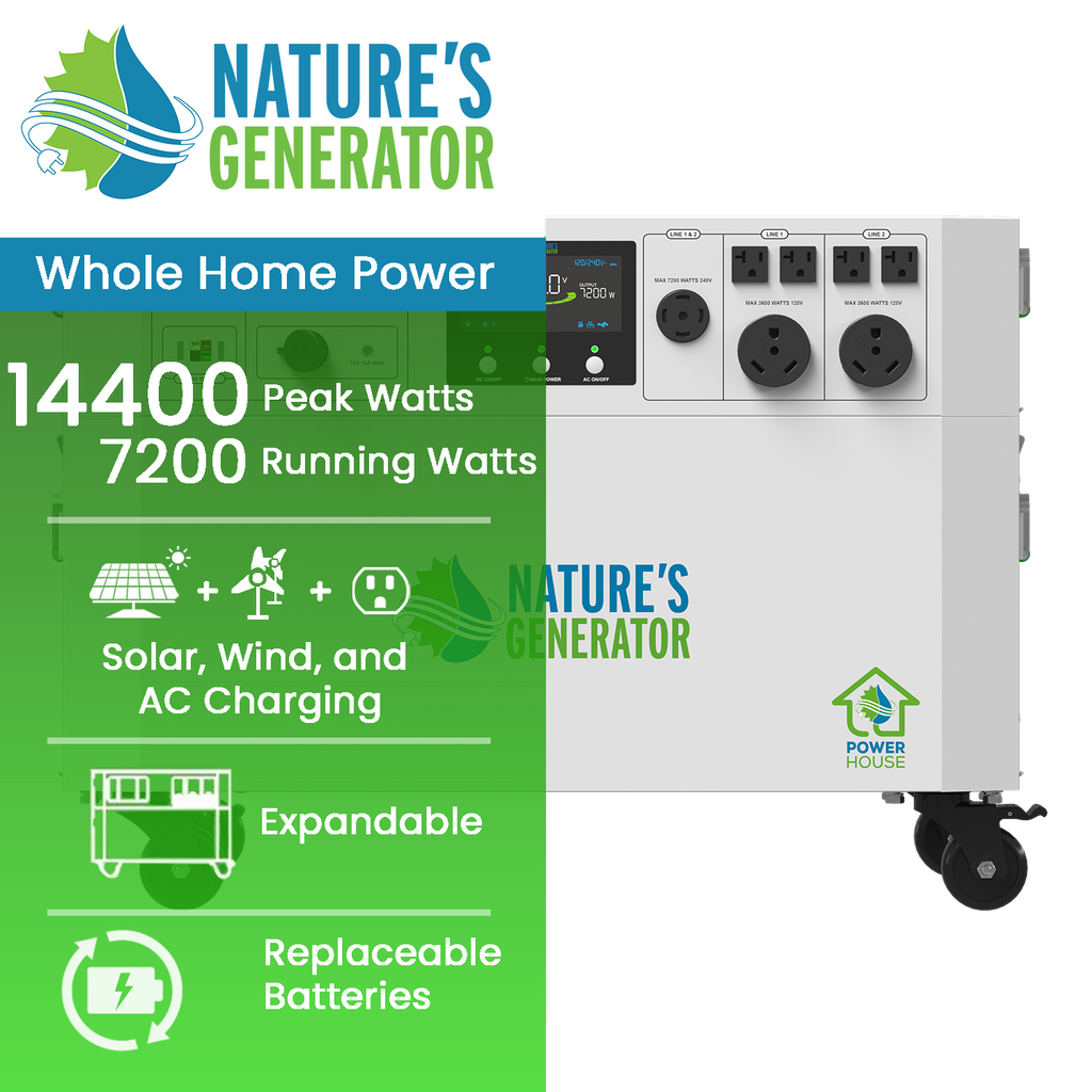 Nature's Generator Powerhouse Gen 2 Whole Home Generator