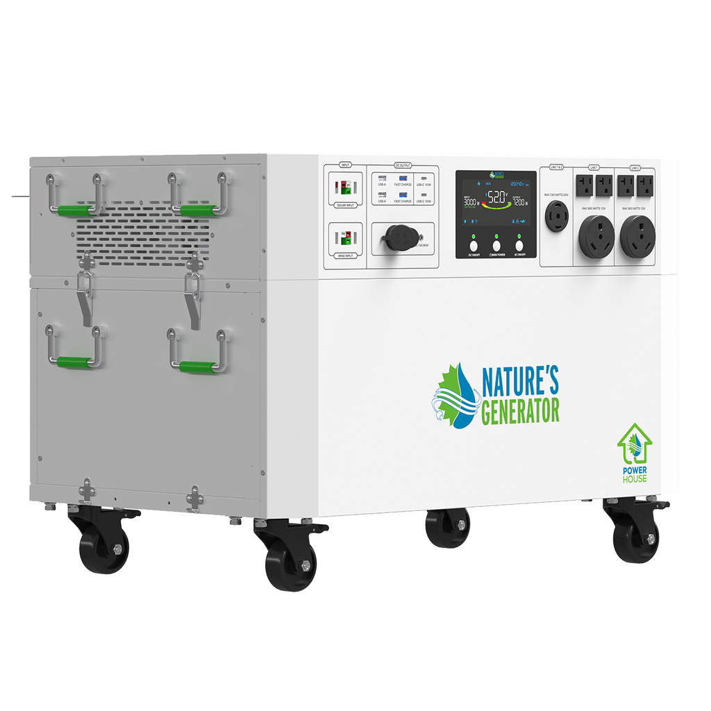 Nature's Generator Powerhouse Gen 2 Solar & Wind Generator
