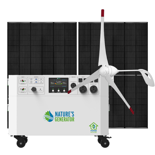 Nature's Generator Powerhouse Gen 2 Solar & Wind Generator