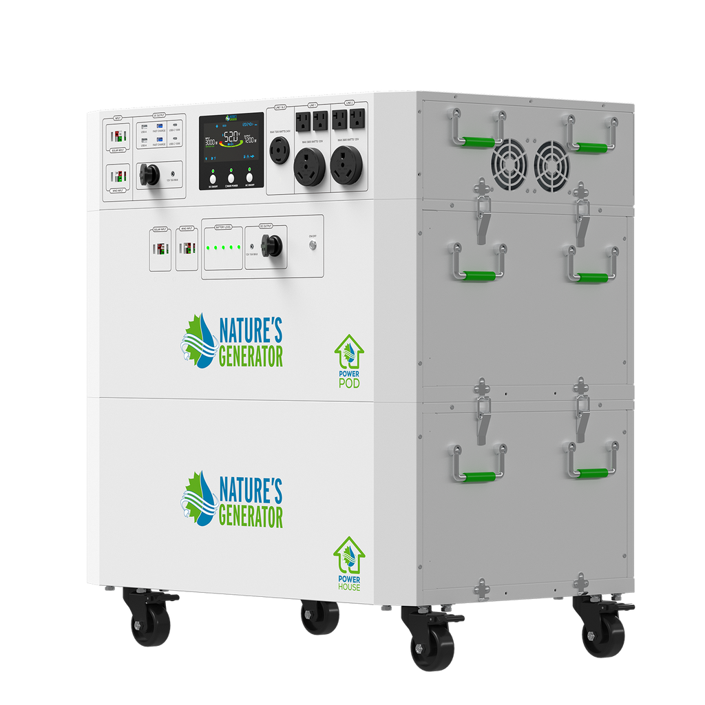 Nature's Generator Powerhouse Gen 2 Solar & Wind Generator