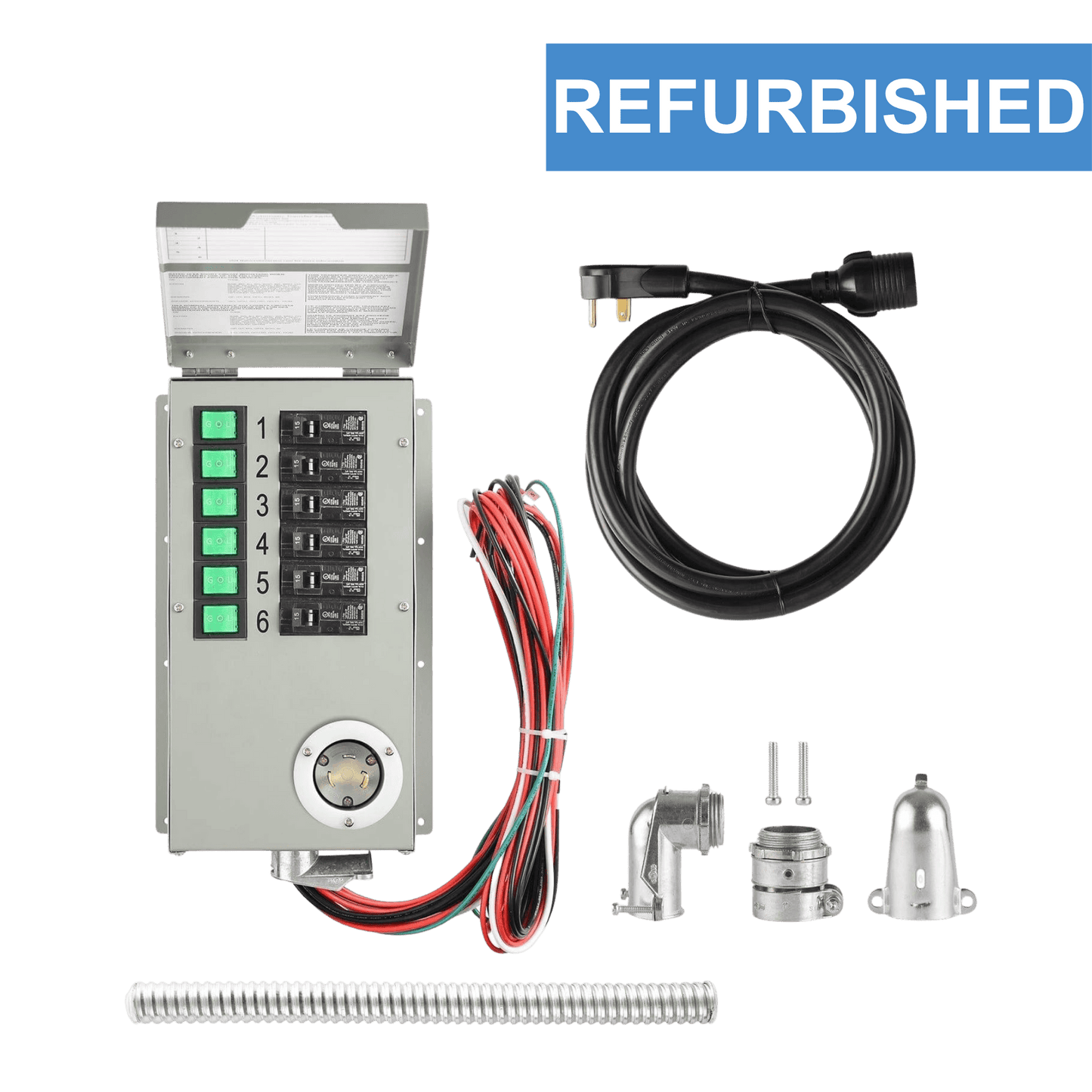 Nature's Generator Refurbished - 120V 30A 6-Circuit Transfer Switch
