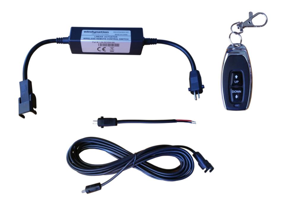 WindyNation Linear Actuator or DC Motor Power Supply + DPDT Wireless