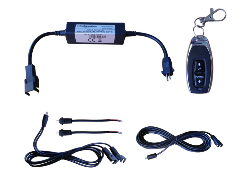 WindyNation Linear Actuator or DC Motor Power Supply + DPDT Wireless