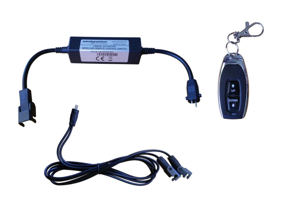 WindyNation Linear Actuator or DC Motor Power Supply + DPDT Wireless