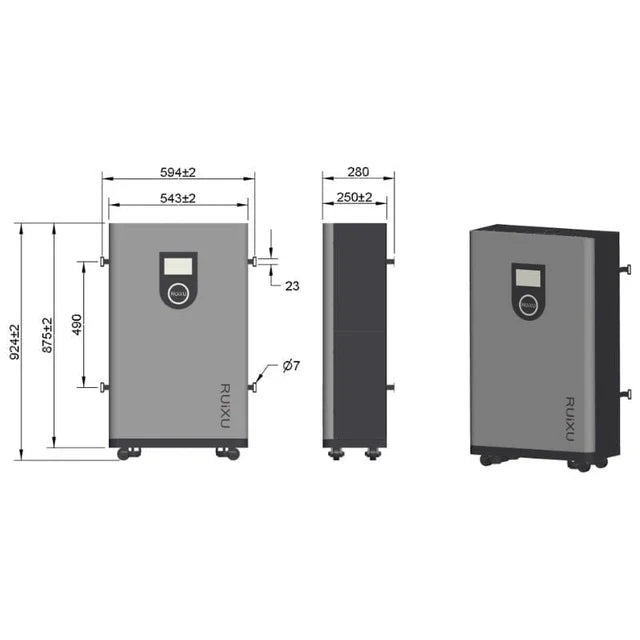 RUiXU Lithi2-16 Battery Energy Storage IP65 outdoor - Self-Heating