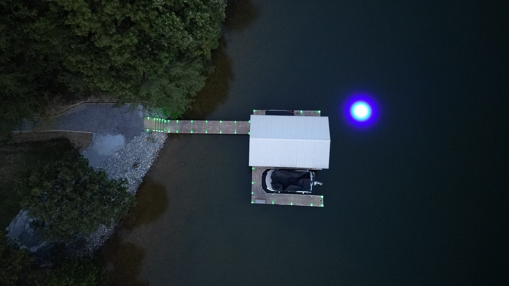 HydroGlow Sea Floor Dock Light-Blue-SF100B