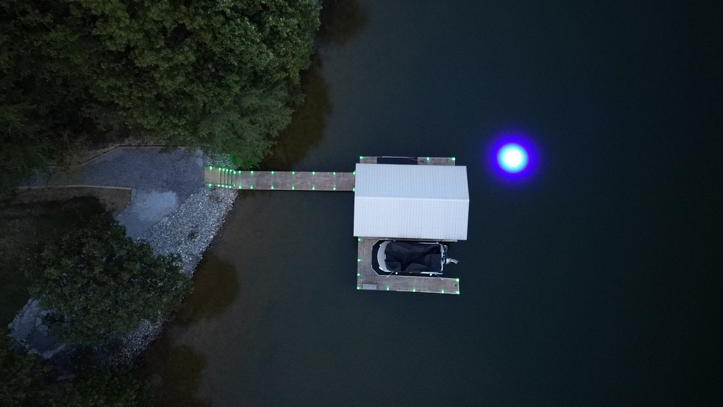HydroGlow Sea Floor Dock Light-Blue-SF100B