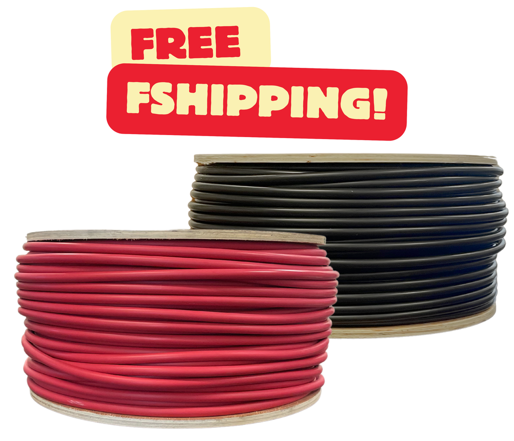 WindyNation 500 Foot Spool 10 Gauge 10 AWG Solar Panel Extension Cable