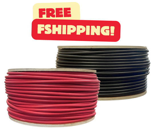 WindyNation 500 Foot Spool 10 Gauge 10 AWG Solar Panel Extension Cable