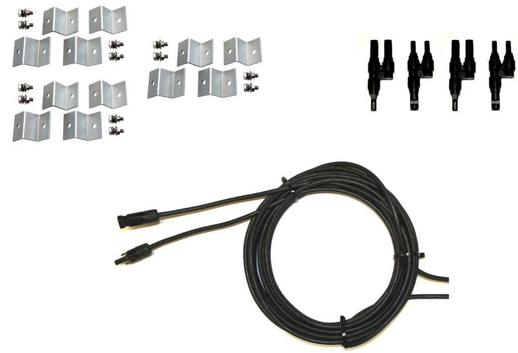 WindyNation 300-Watt Mono Solar Kits w/ P30L LCD Charge Controller