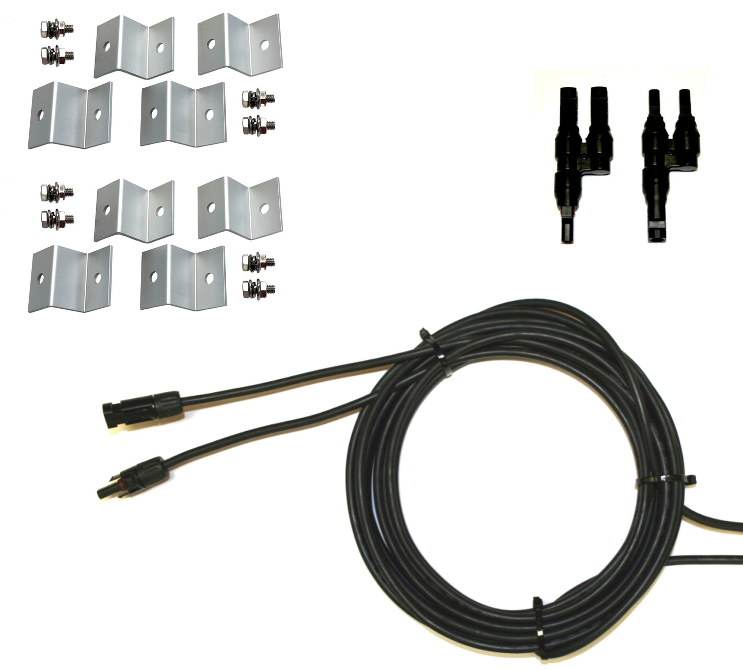 WindyNation 200-Watt Mono Solar Kits w/ P30L LCD Charge Controller