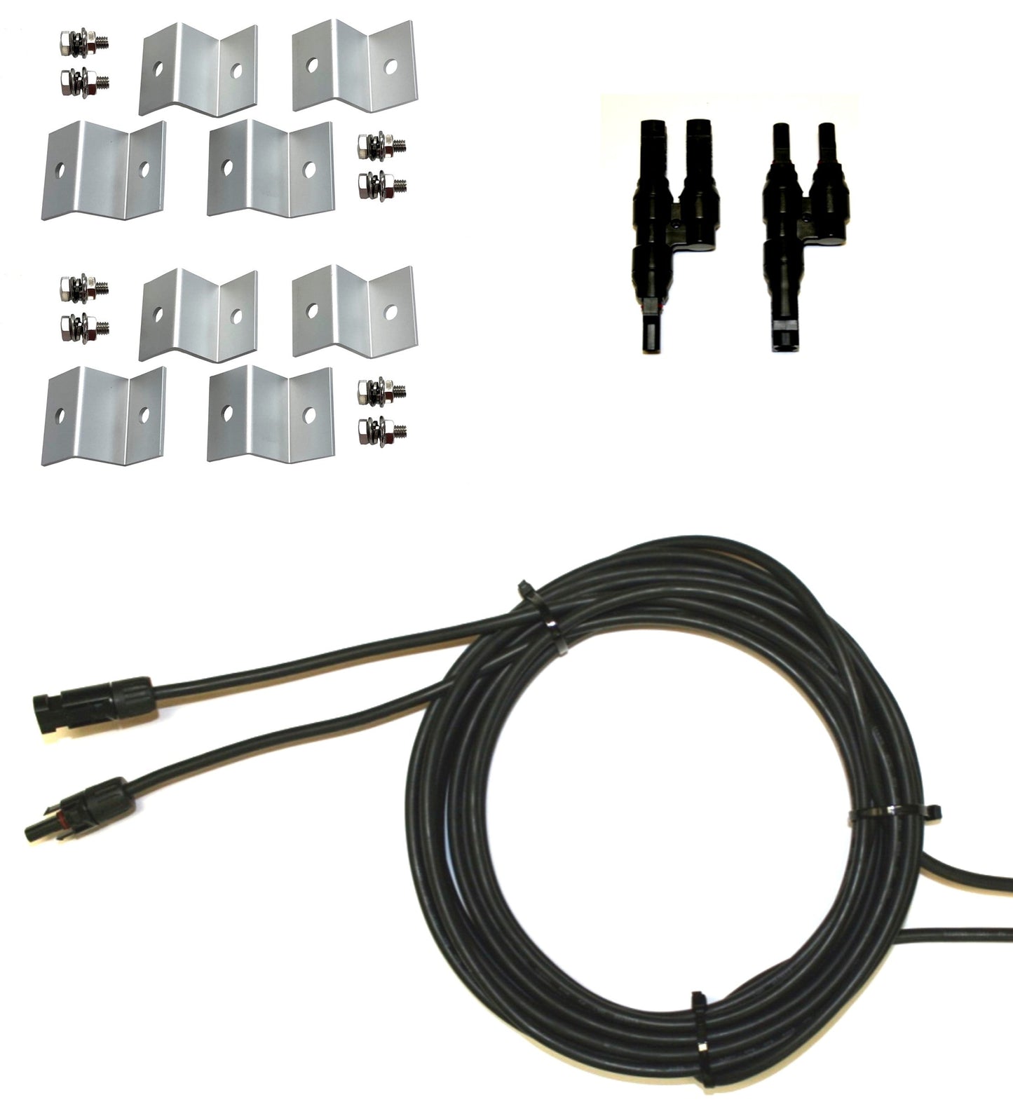 WindyNation 200-Watt Mono Solar Kits w/ TrakMax MPPT 40A Charge