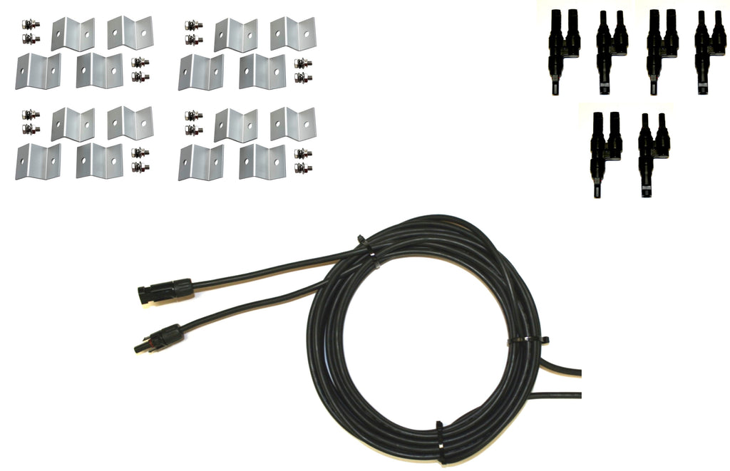 WindyNation 400-Watt Mono Solar Kits w/ TrakMax MPPT 40A Charge
