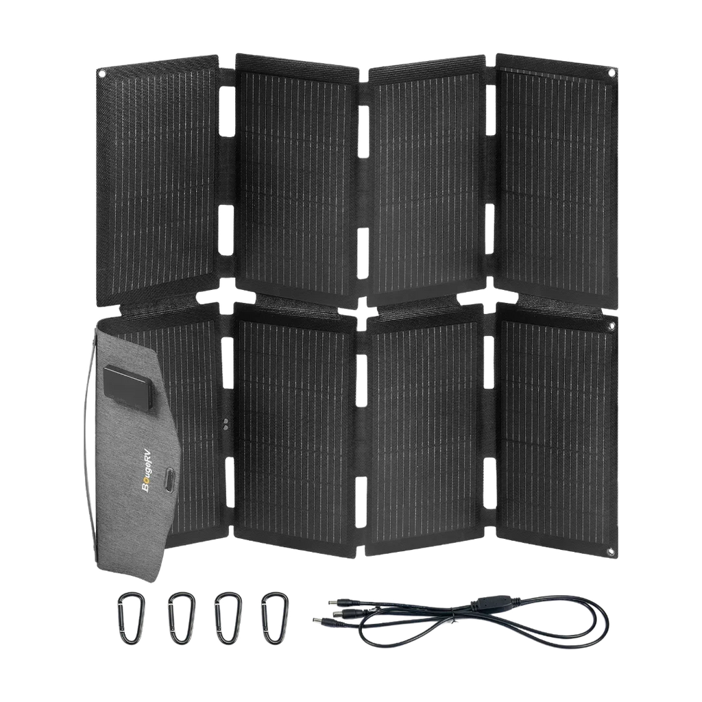 BougeRV CRD2 Dual Zone Solar Battery Portable Fridge Kit