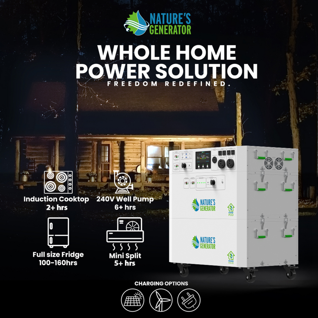 Nature's Generator Powerhouse Gen 2 Whole Home Generator