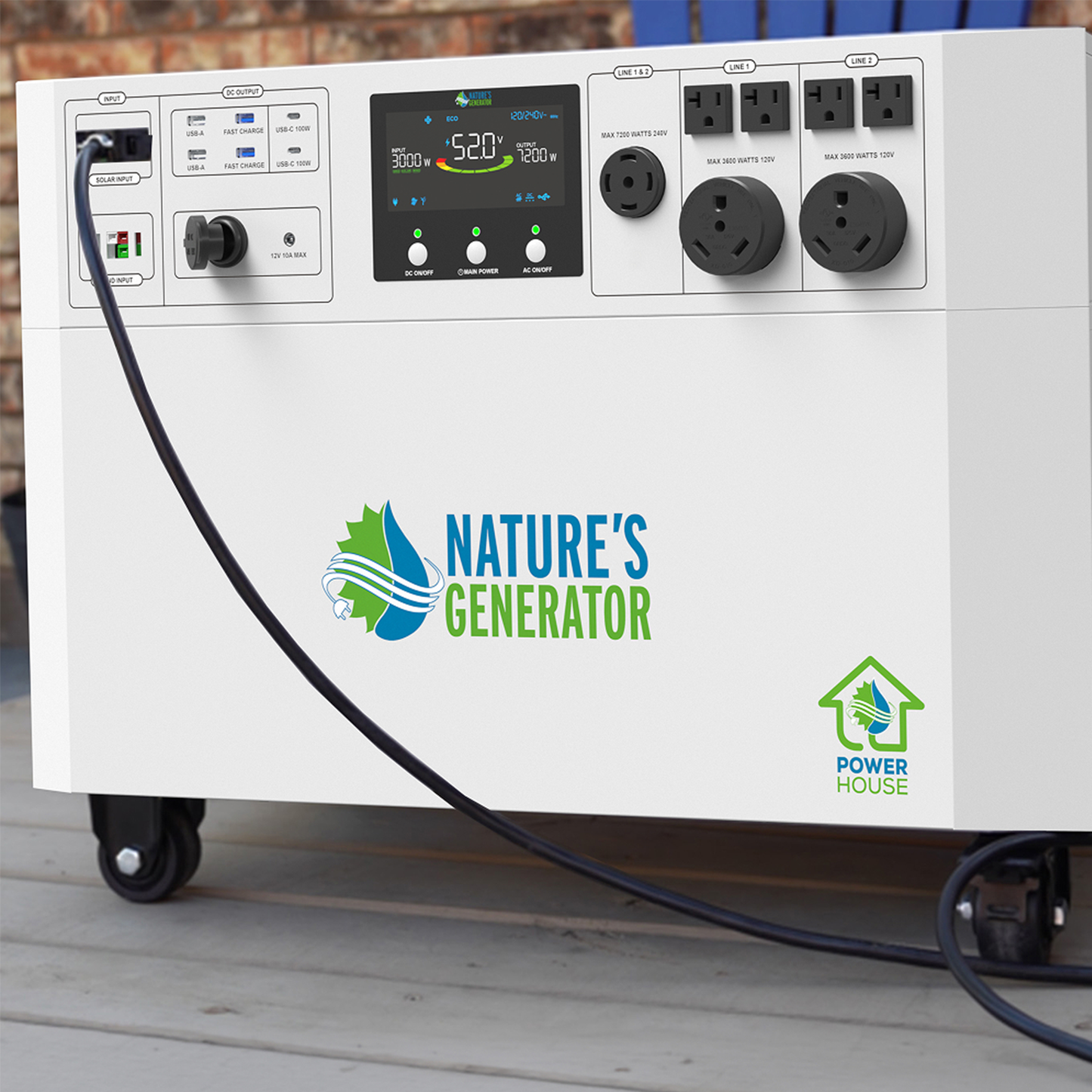 Nature's Generator Powerhouse Gen 2 Whole Home Solar Generator