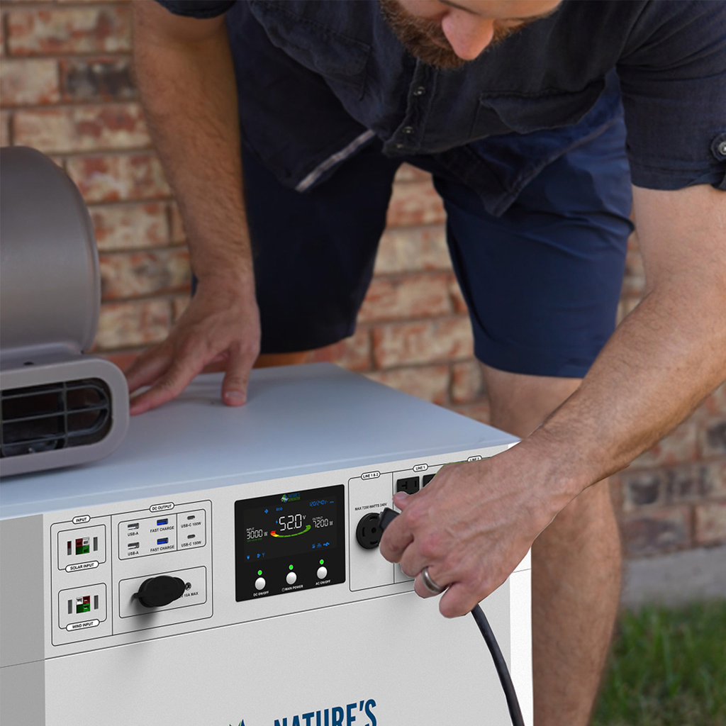 Nature's Generator Powerhouse Gen 2 Solar Generator & Transfer Switch