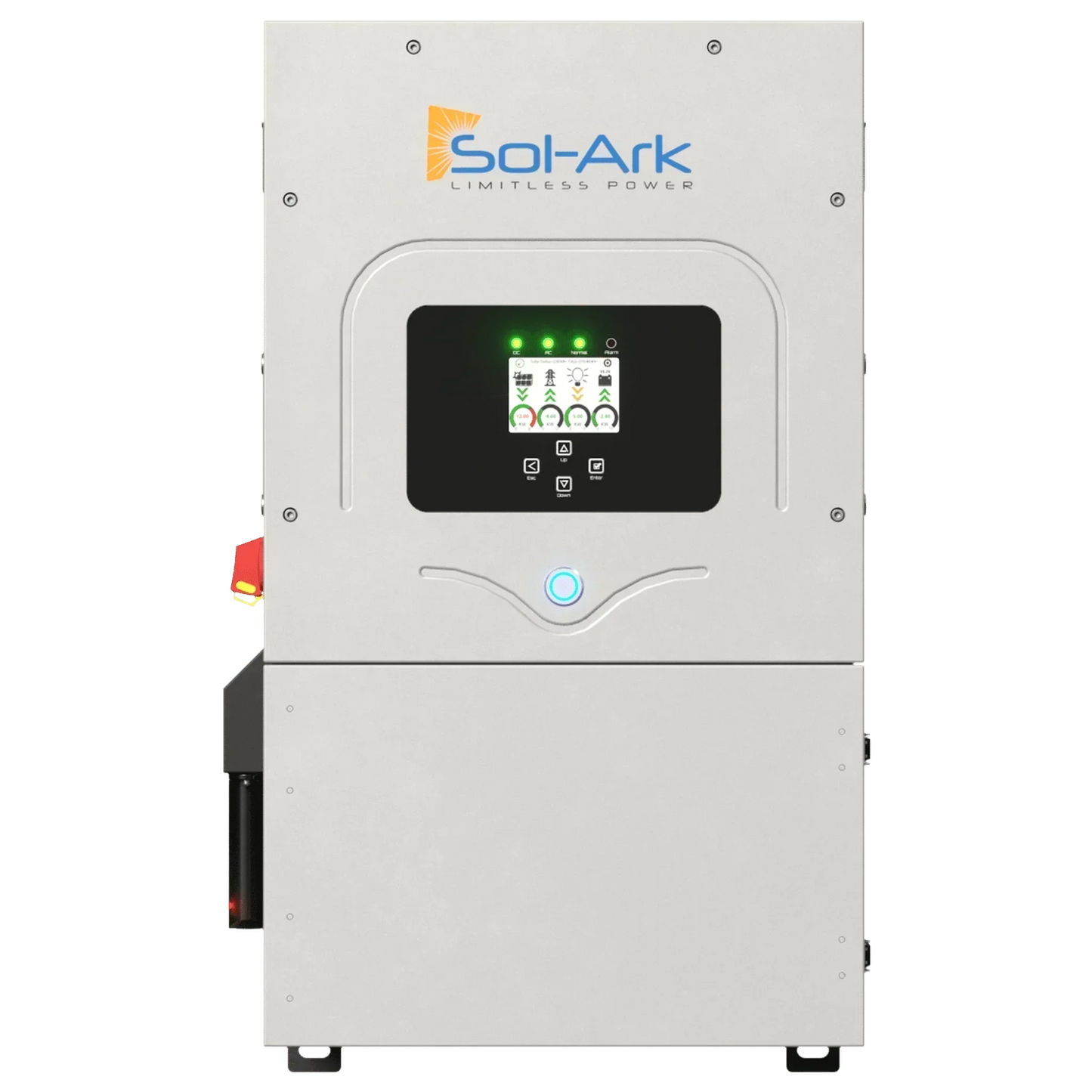 Sol-Ark 12K-2P (120/240/208V) 48V [All-In-One] Pre-Wired Hybrid Solar Inverter | 10-Year Warranty