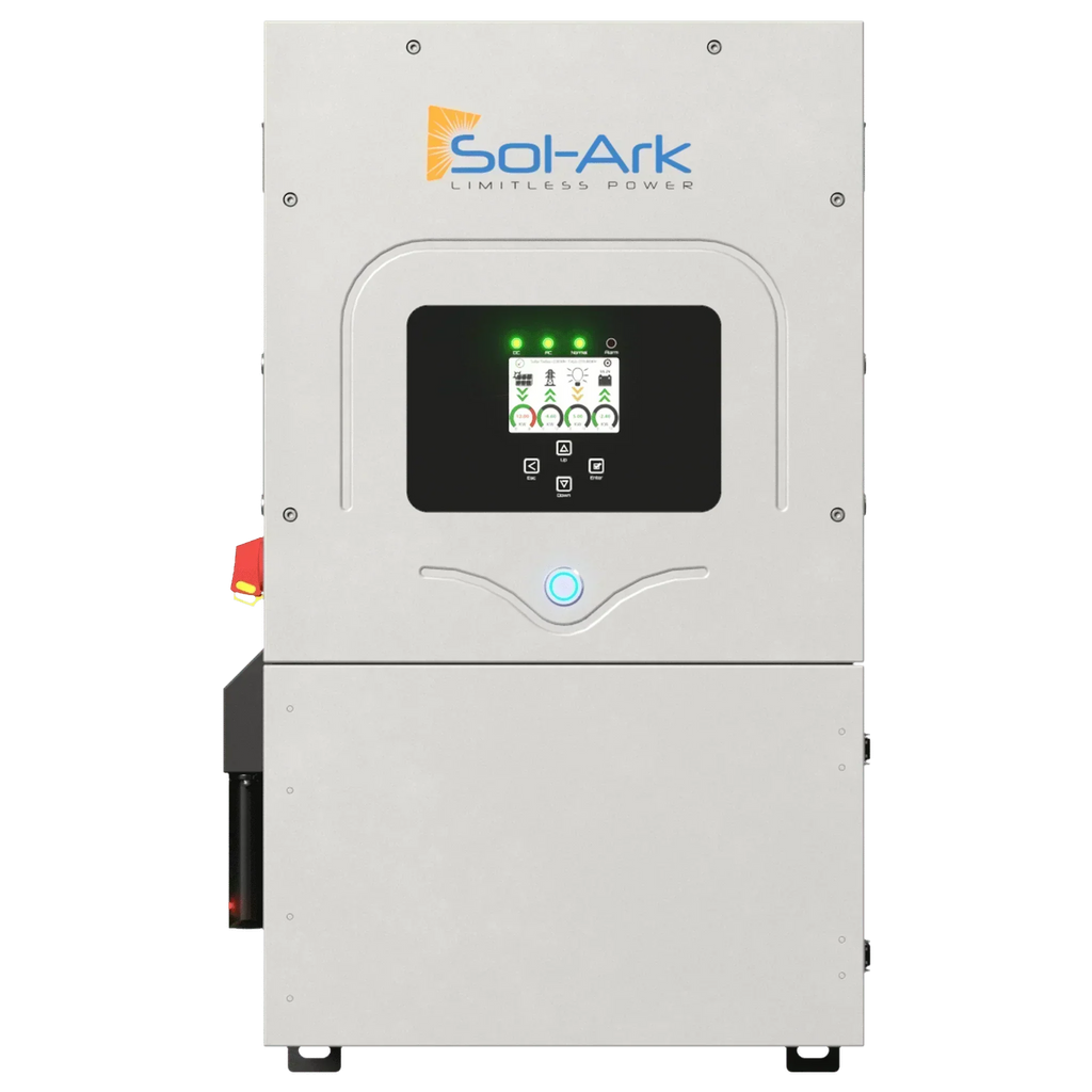Sol-Ark 12K EMP Hardened | All-In-One Pre-Wired Hybrid Solar Inverter | 120/240/208V 48V  | 10-Year Warranty