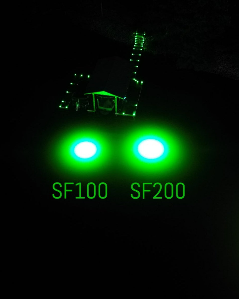 HydroGlow Sea Floor Dock Light-Green-SF200G