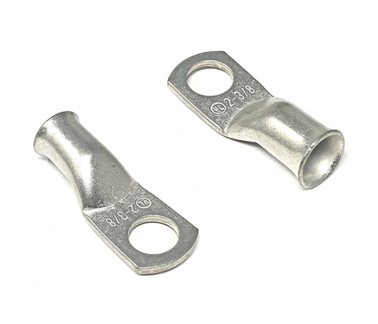 WindyNation 2 Gauge (AWG) Copper Cable Lug Ring Terminals
