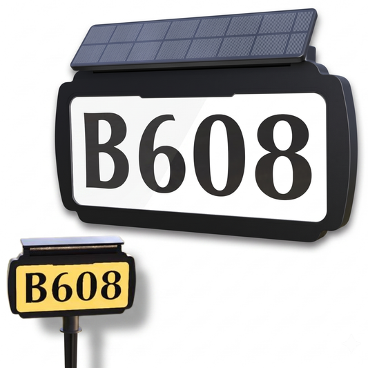 Brighticonic Address Sign House Number Solar Powered BICSSL-11