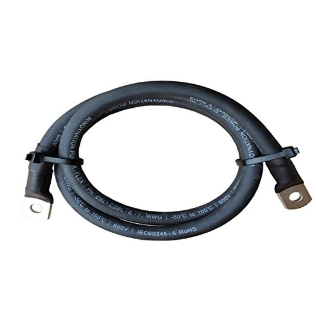 WindyNation Power Inverter Cable + ANL Fuse Holder & Fuse + VertaMax
