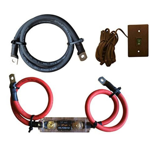 WindyNation Power Inverter Cable + ANL Fuse Holder & Fuse + VertaMax